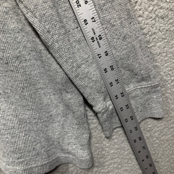 The Foundry Supply Co Henley Mens 4XLT Black Gray Waffle Knit Thermal 2 Pack - Picture 4 of 16